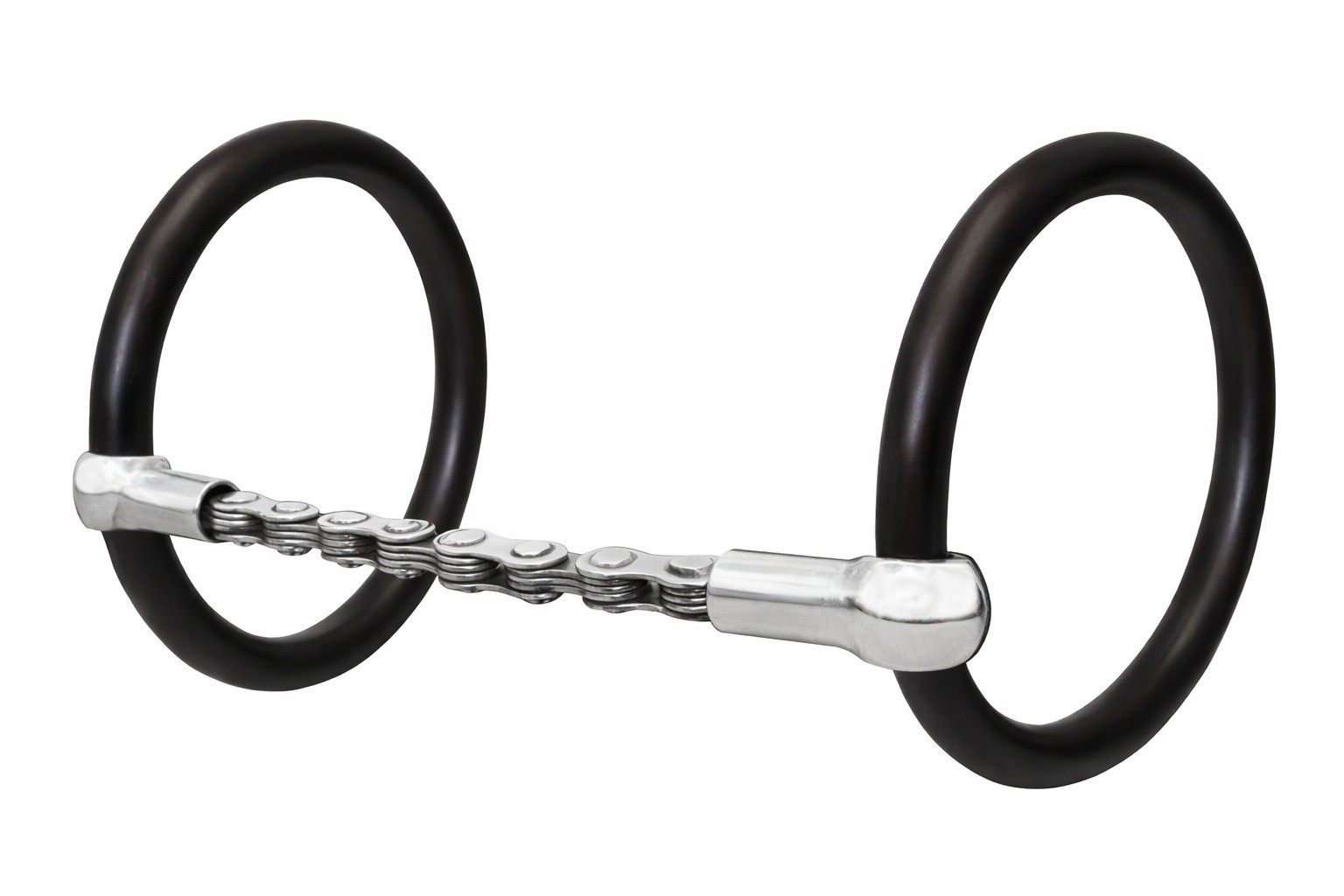 Horse Professional Choice 3-1/4" Loose Ring 5 1/4" Chain Mouth Horse Bit 35570
