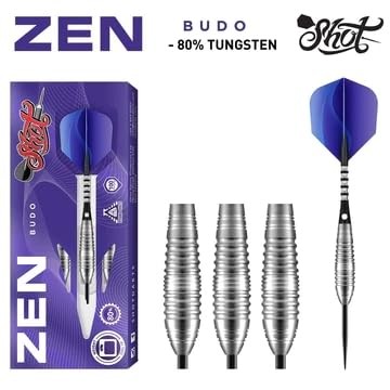 Shot Darts Zen Budo Steel Tip Dart Set - 23g