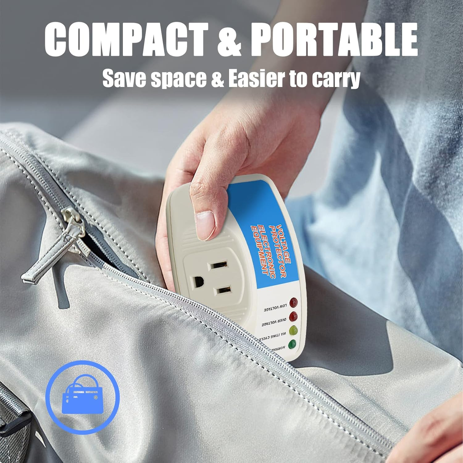 Surge Protector Home Appliance,Single Outlet Power Voltage Protector,Voltage Bro
