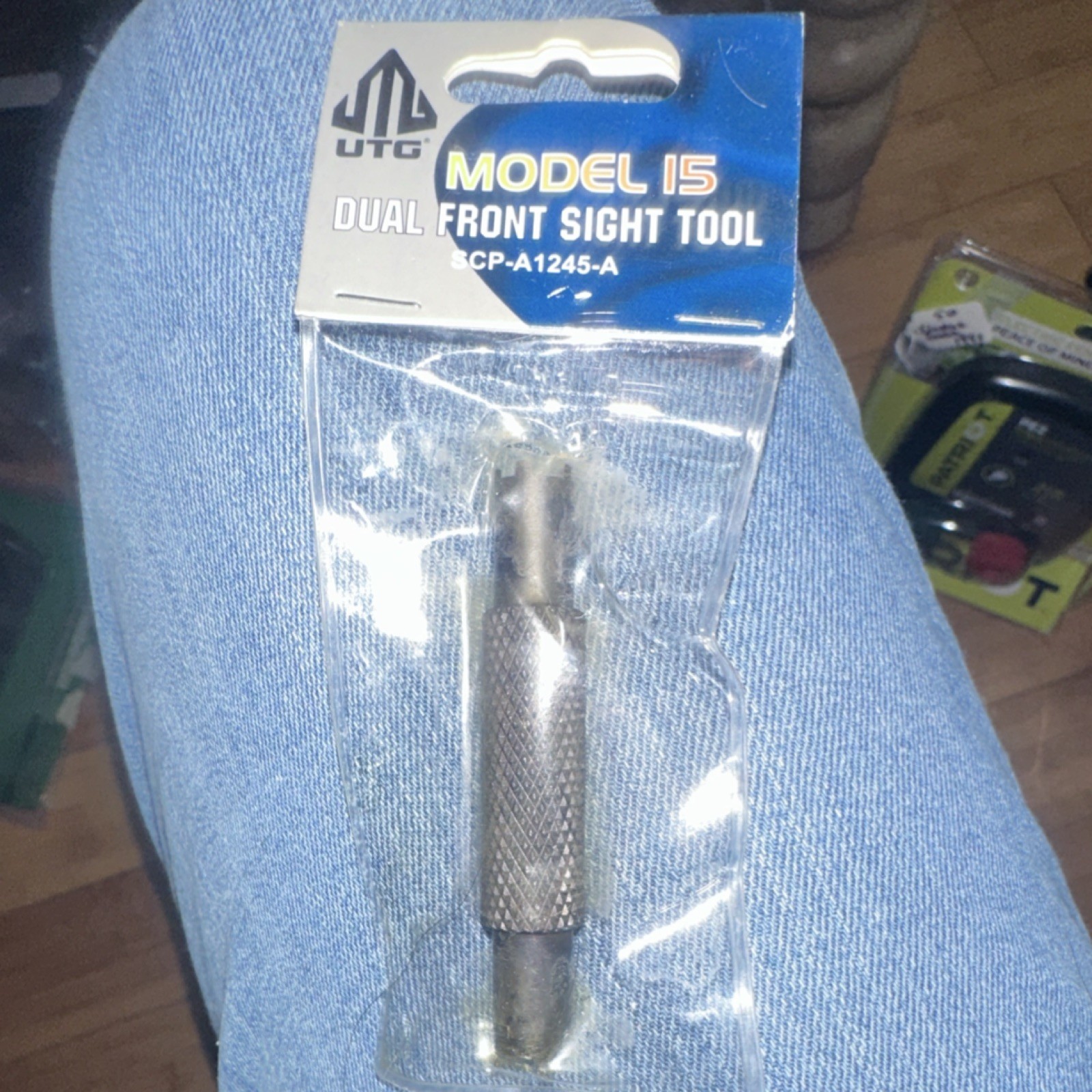 UTG Model 15 Dual Front Sight Tool Steel Metallic SCP-A1245-A