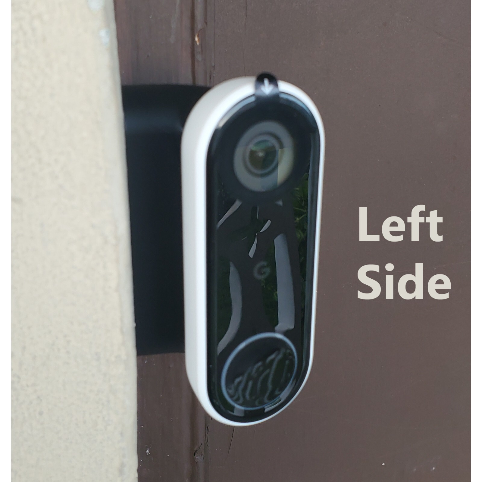 Google Nest Hello Doorbell A0077 Wired Wedge 75° Degree Angle Mount Bracket