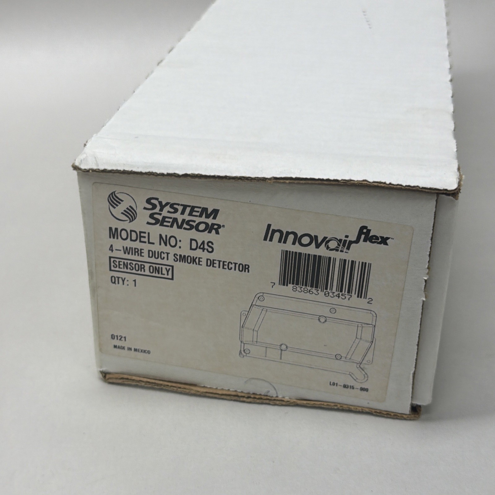 System Sensor D4S 4-Wire Duct Smoke Detector BRAND NEW SHIPS QUICK