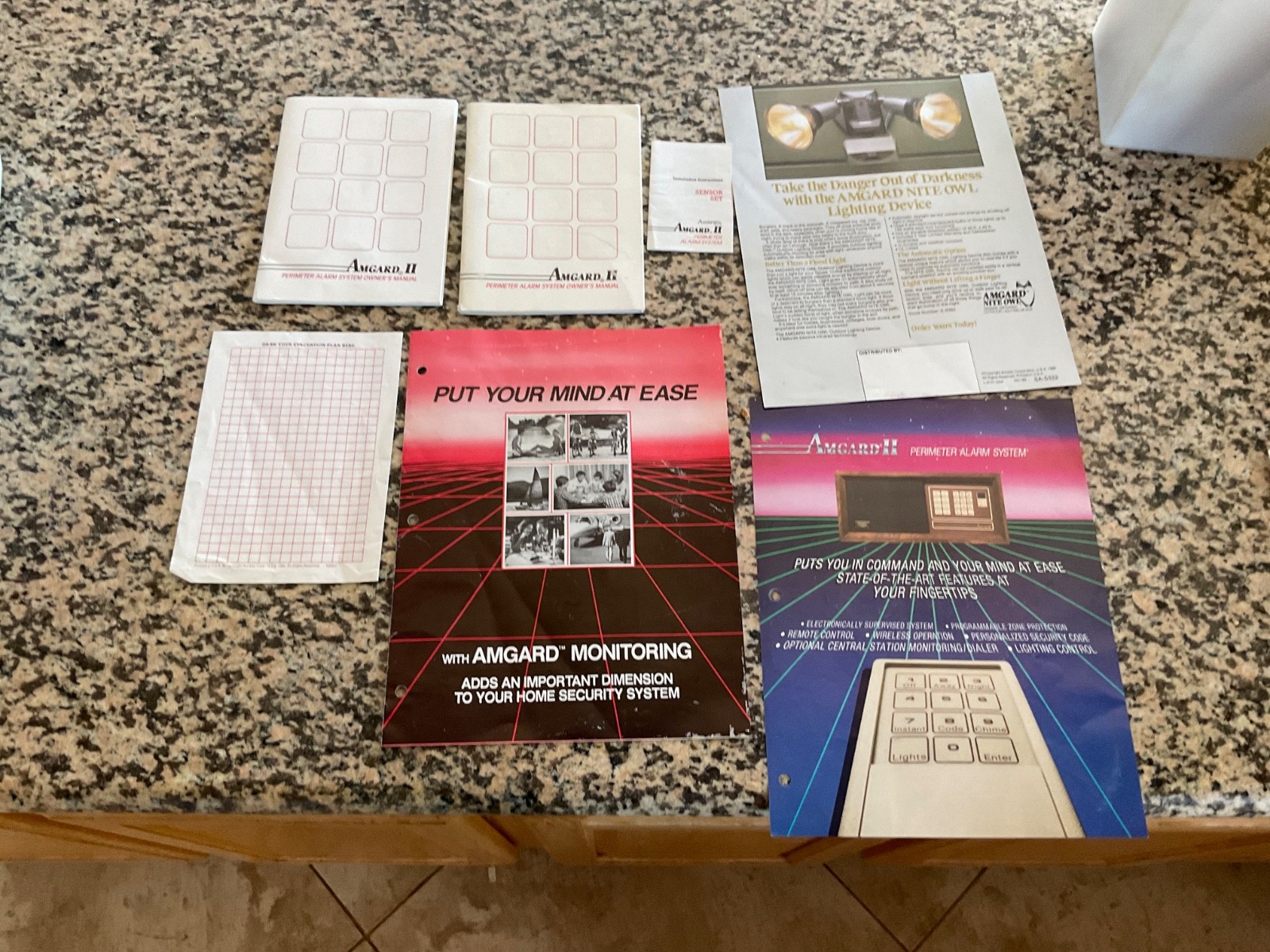 Amway Amgard II Home Security Alarm System Manuals and Documents