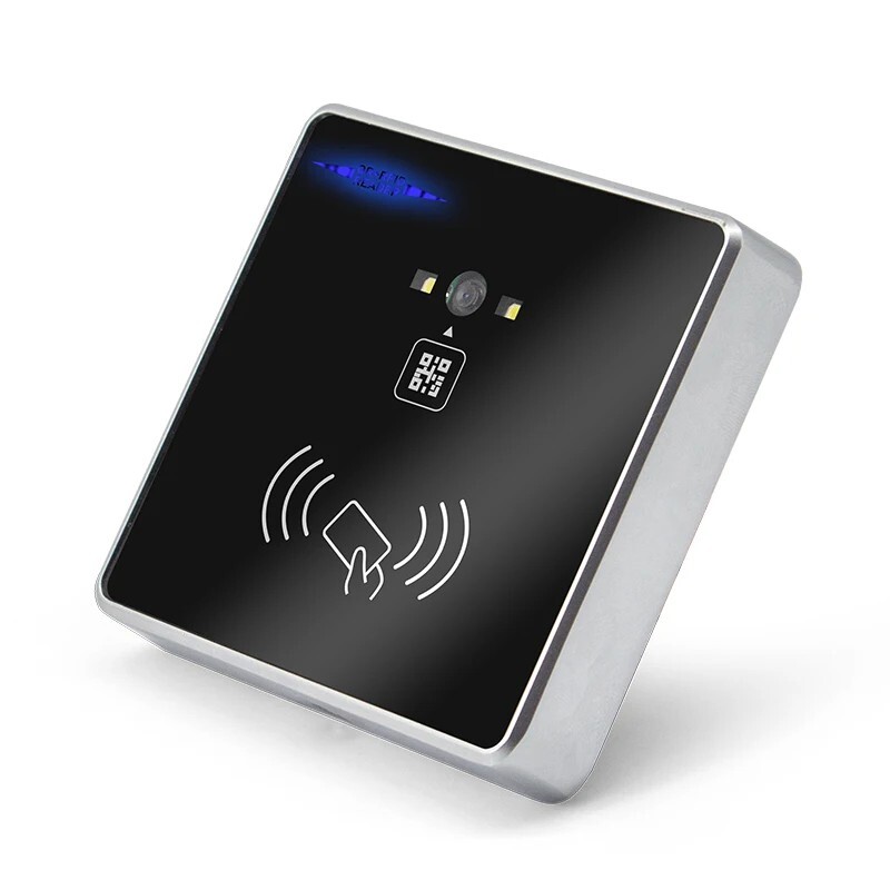 12V RFID Barcode 2D QR Code Reader Access Control Reader Wiegand TTL RS232 RS485