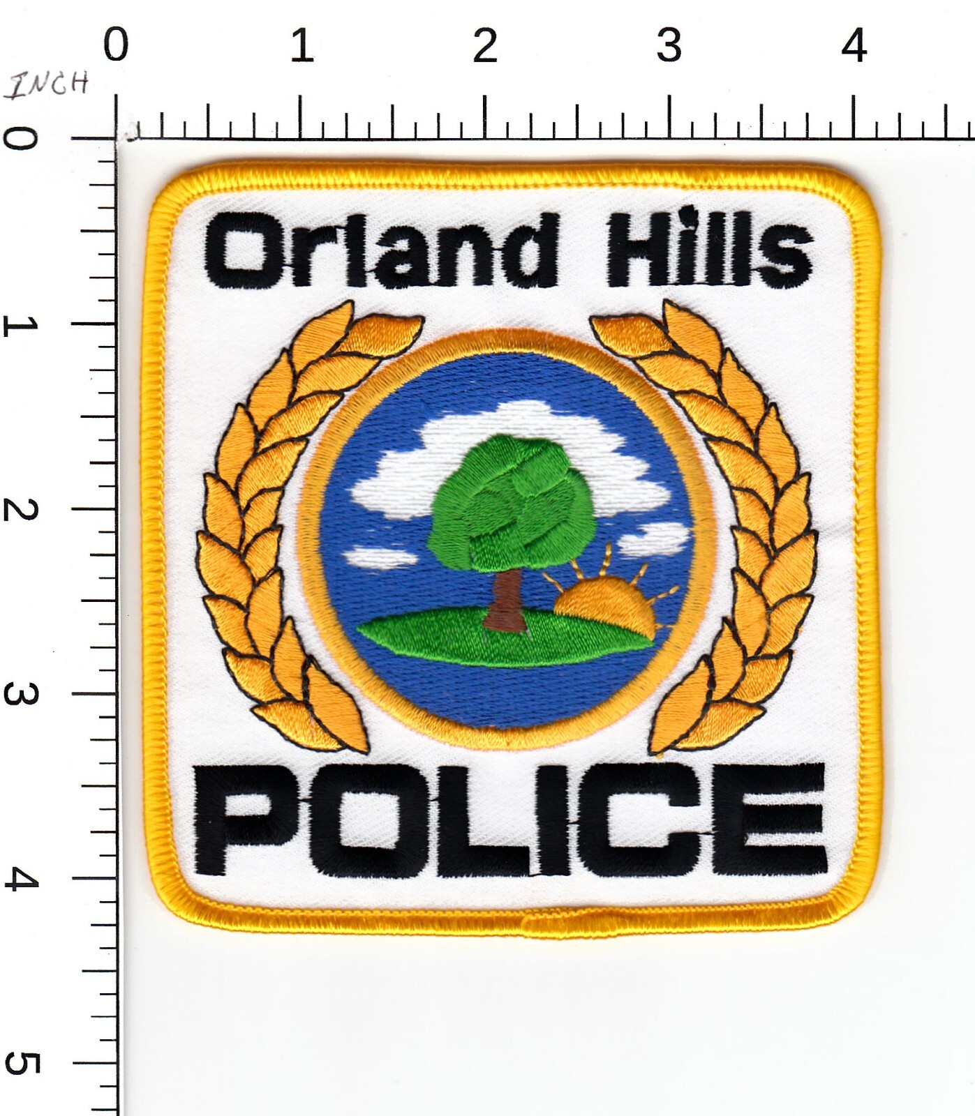 ORLAND HILLS -- OLDER ISSUE ILLINOIS POLICE COLLECTIBLE PATCH