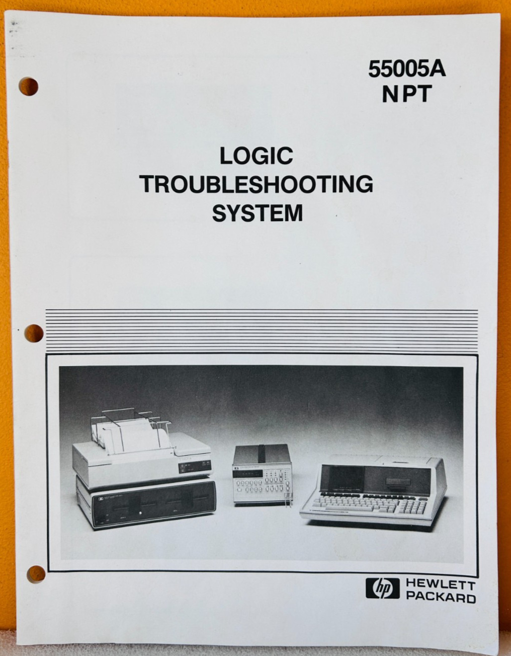 HP Model 55005A NPT Logic Troubleshooting System Manual.