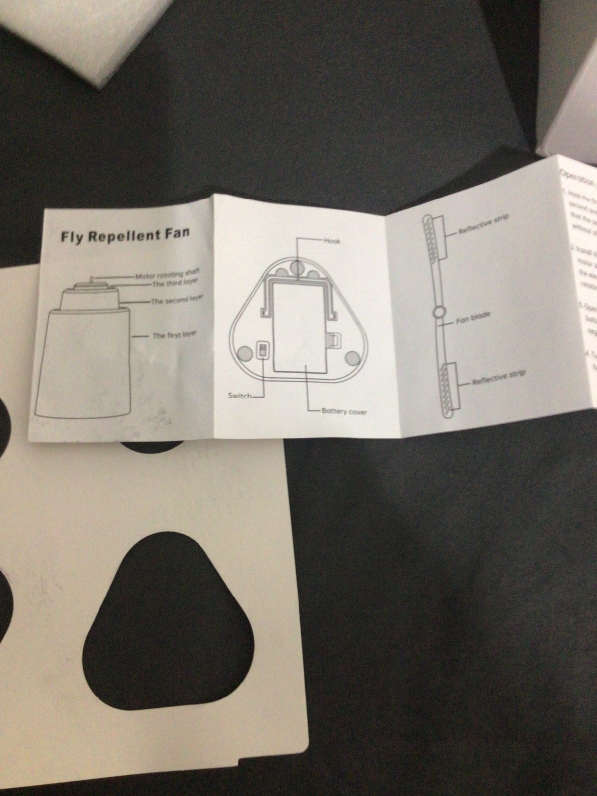 Fly Repellent Fan 3 pack