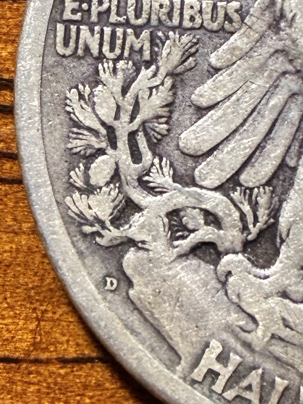 1918-D Walking Liberty Silver Half Dollar