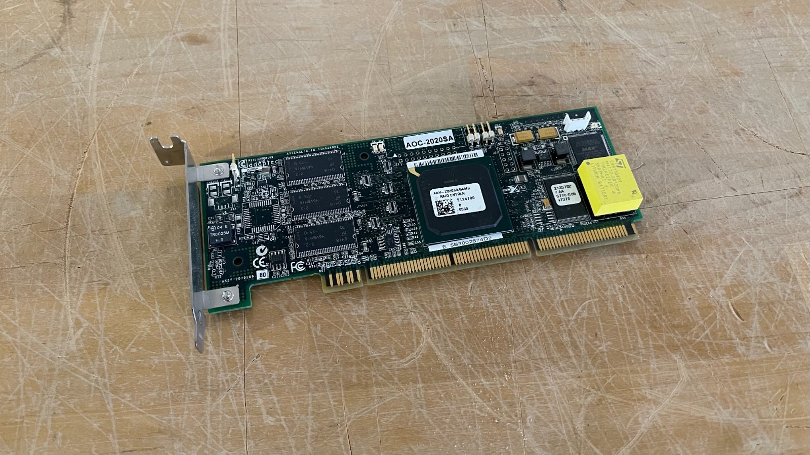 SuperMicro AOC-2020SA SATA Zero-Channel RAID Card PCI-X Half-Height 2U Bracket
