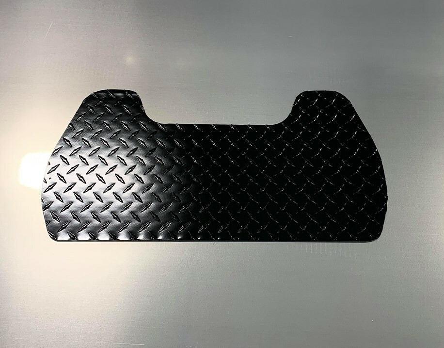 YAMAHA GOLF CART-DIAMOND PLATE BAGWELL PLATE  G14 G16 G19 & G22 BLACK