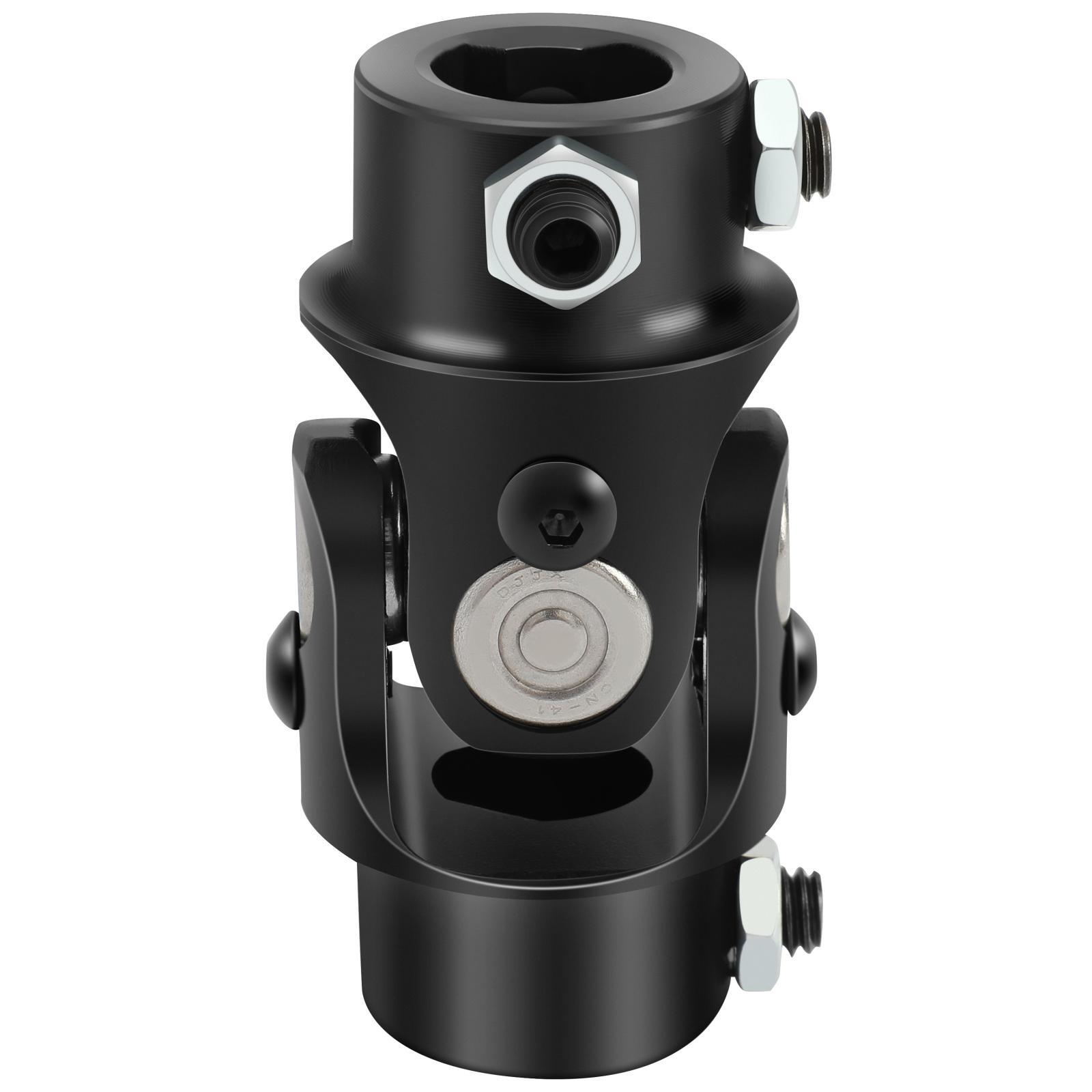 Universal Steering U Joint Ford Triangle X 3/4" DD Black Steel Single U-Joint