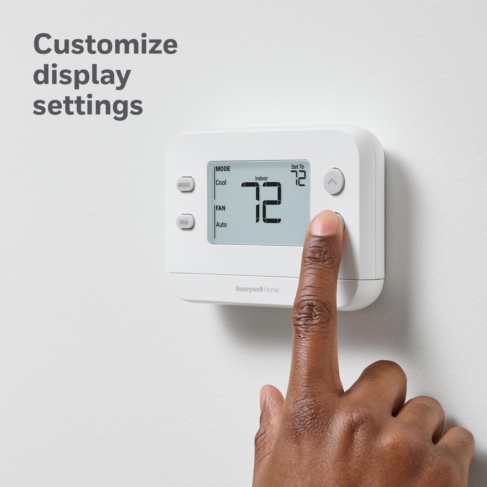 New! Non-Programmable Thermostat, Single-Stage, 1 Heat/1 Cool Compatibility, ...