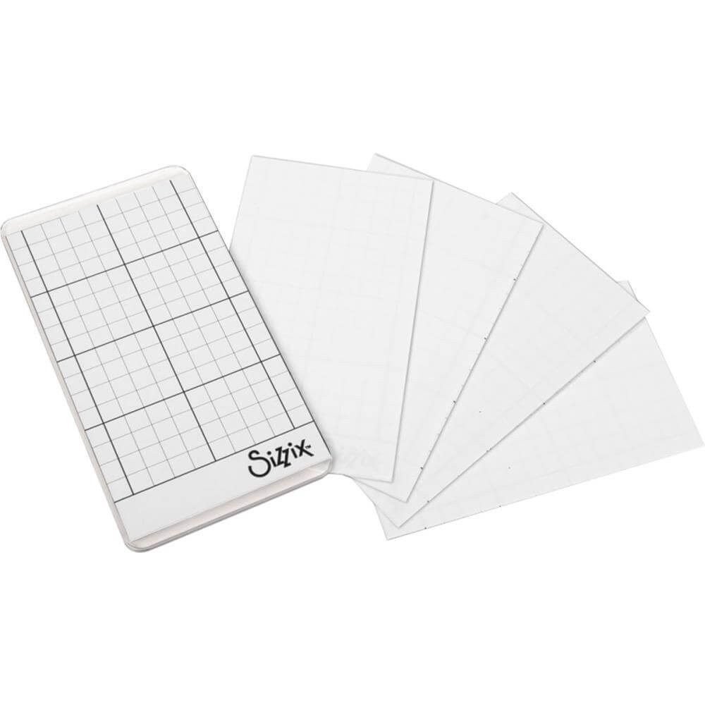 Sizzix Sidekick Sticky Grid 2.5"X4.75" - 5/Pkg