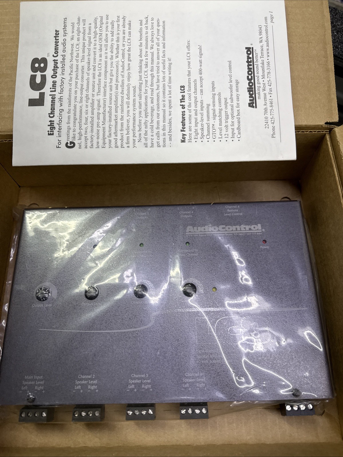 audio control Lc8