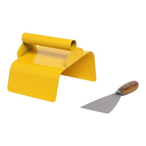 Landscape Curb Trowel Stainless Steel Concrete Curbing Trowel with Putty Knife