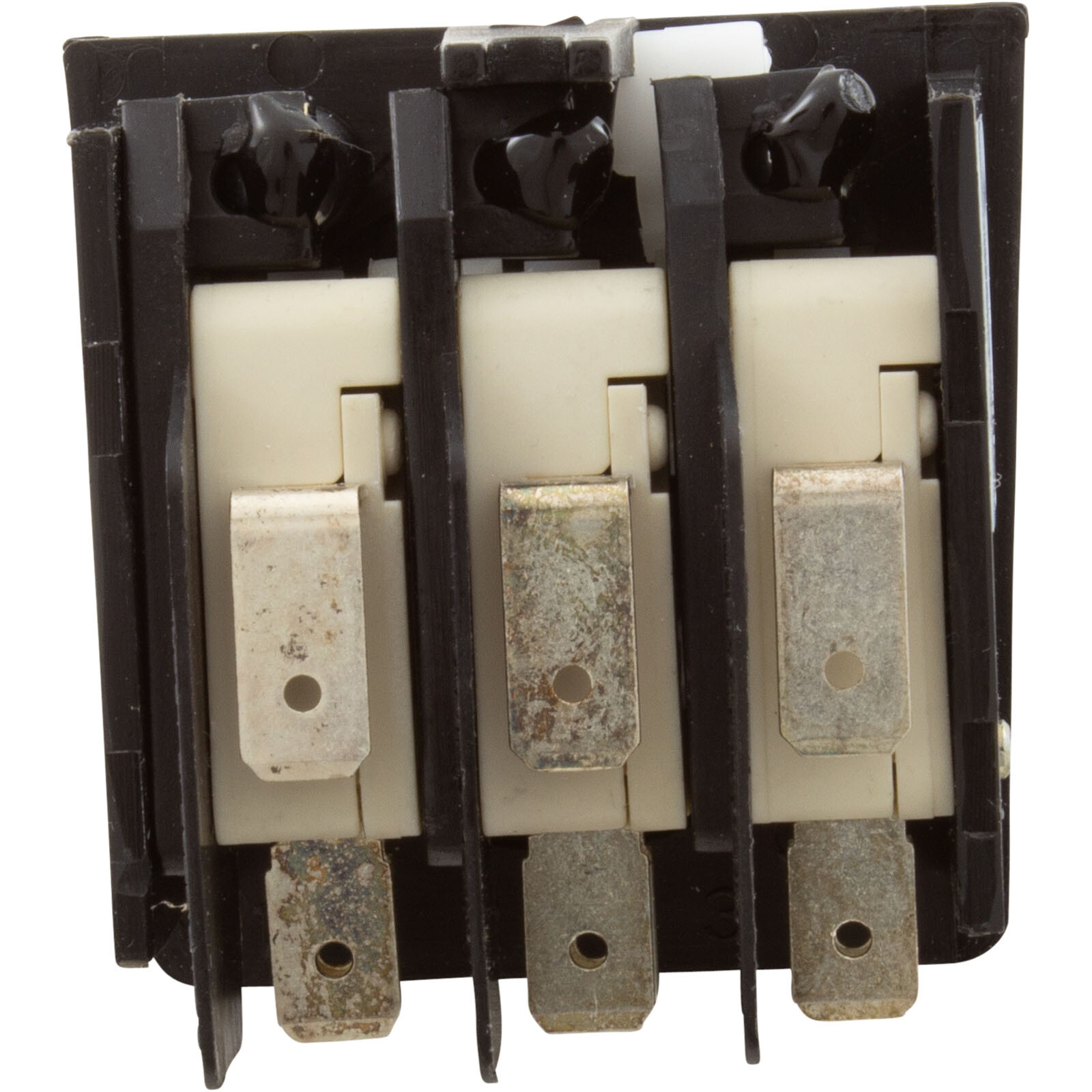 Air Switch, Herga, 4 Function, 20a, 3PDT, Thd, White Cam