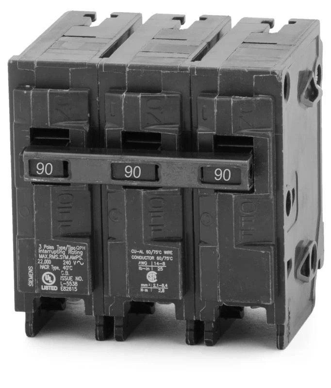 SIEMENS Q390H 90A 240V Circuit Breaker