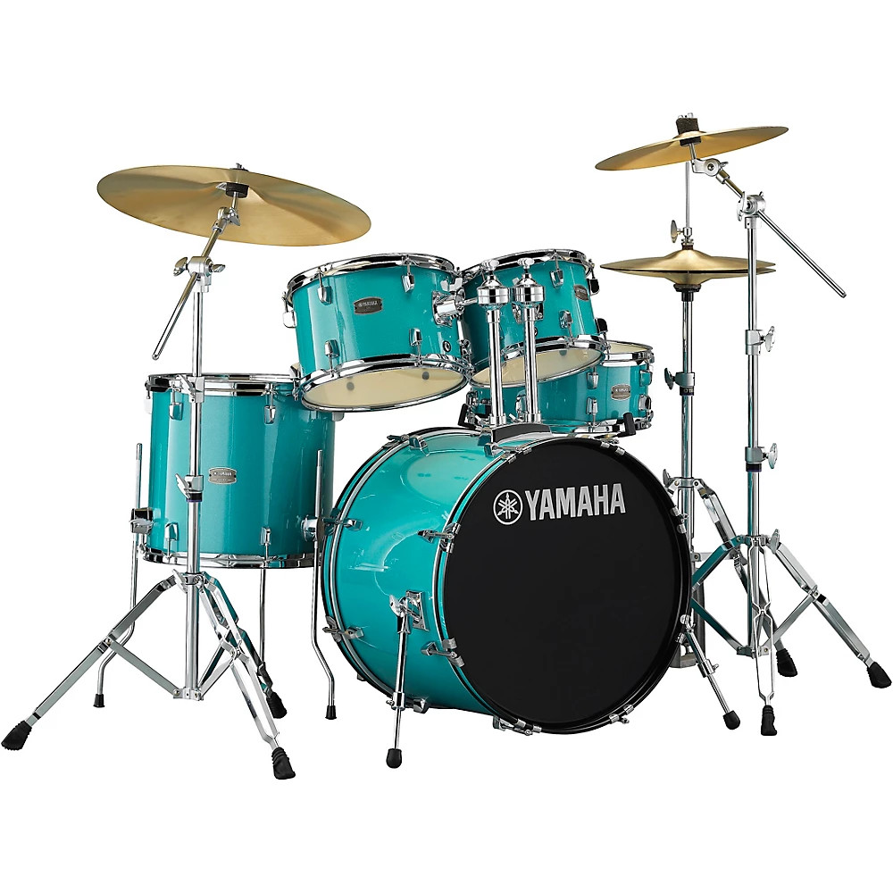 Yamaha Rydeen 5-Piece Shell Pack With 20" Bass Drum Turquoise Glitter