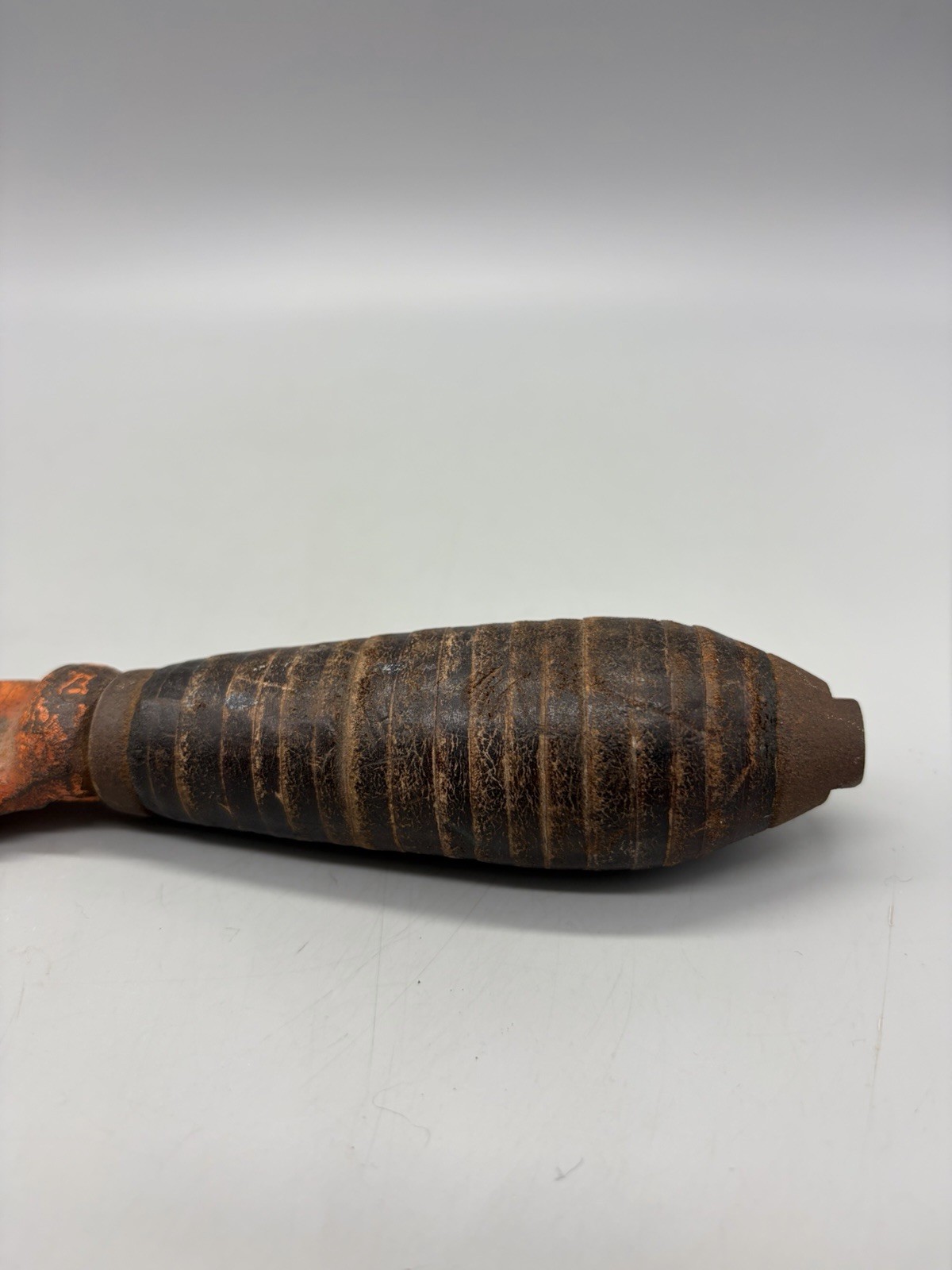 Antique Belden Machine Co. "Slate Roofing Hammer" W/ Leather Stack Handle