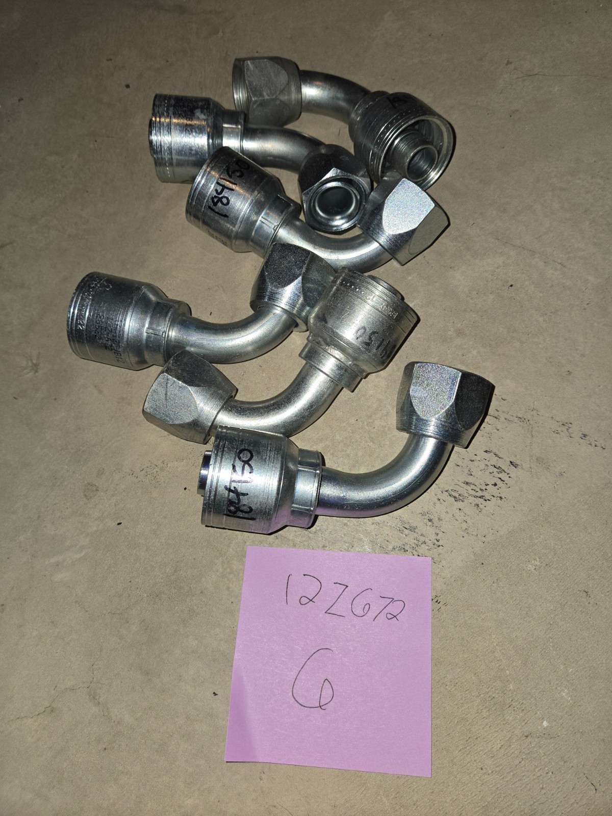 Eaton Weatherhead 12Z-672 Hydraulic Fitting #12 Female JIC Swivel 1 1/16" - 12