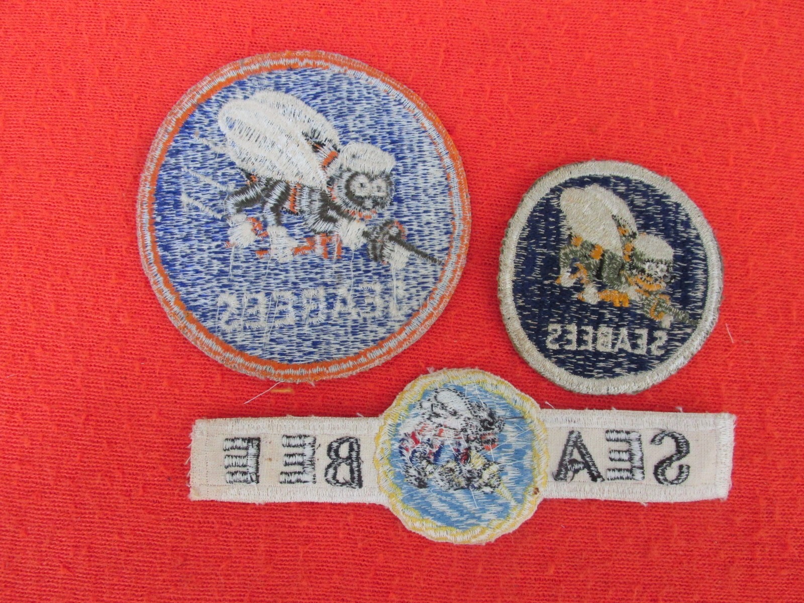 USN US Navy Naval Construction Battalion Seabee PATCH Collection