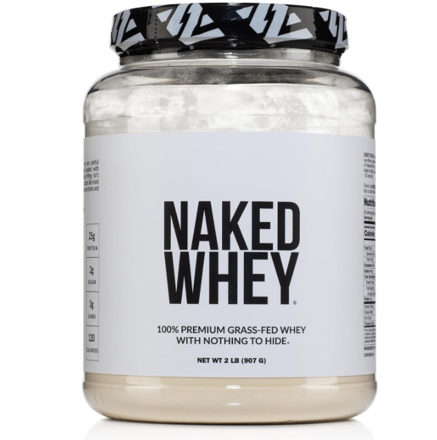 NAKED Whey Grass-Fed Whey Protein Powder Unflavored, 2 lb