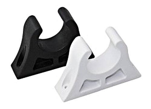 Spring Clip Pipe Clamp White for Diameter 25mm = 1 inch