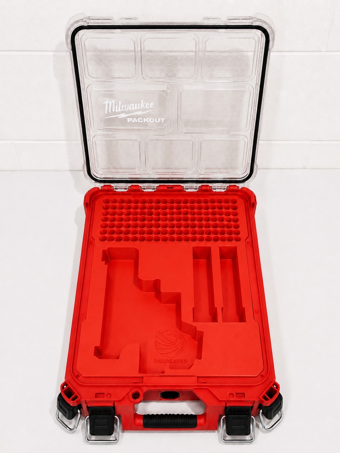 Packout Insert for Glock 19 Gen 4 | Holds 2 Magazines & 133 Rounds | Red