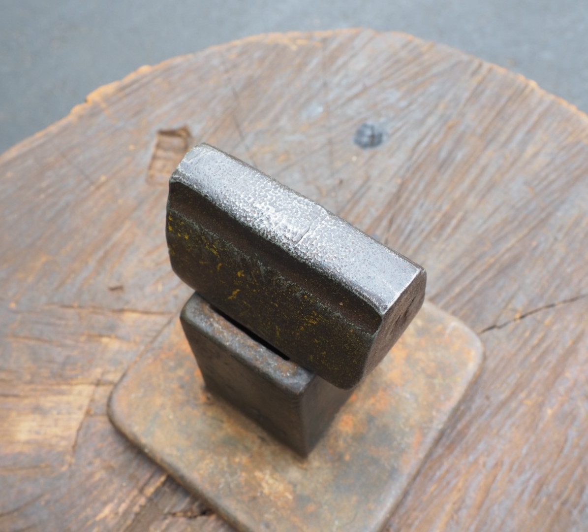 NICE 3/4" BOTTOM FULLER 7/8" HARDY BLACKSMITH ANVIL FORGE BLADESMITH KNIFE TOOL