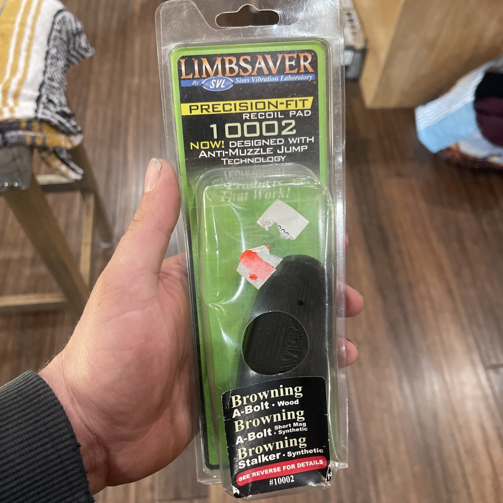 Limbsaver 10002 Classic Precision-Fit Recoil Pad For Wood Stocks Browning A Bolt