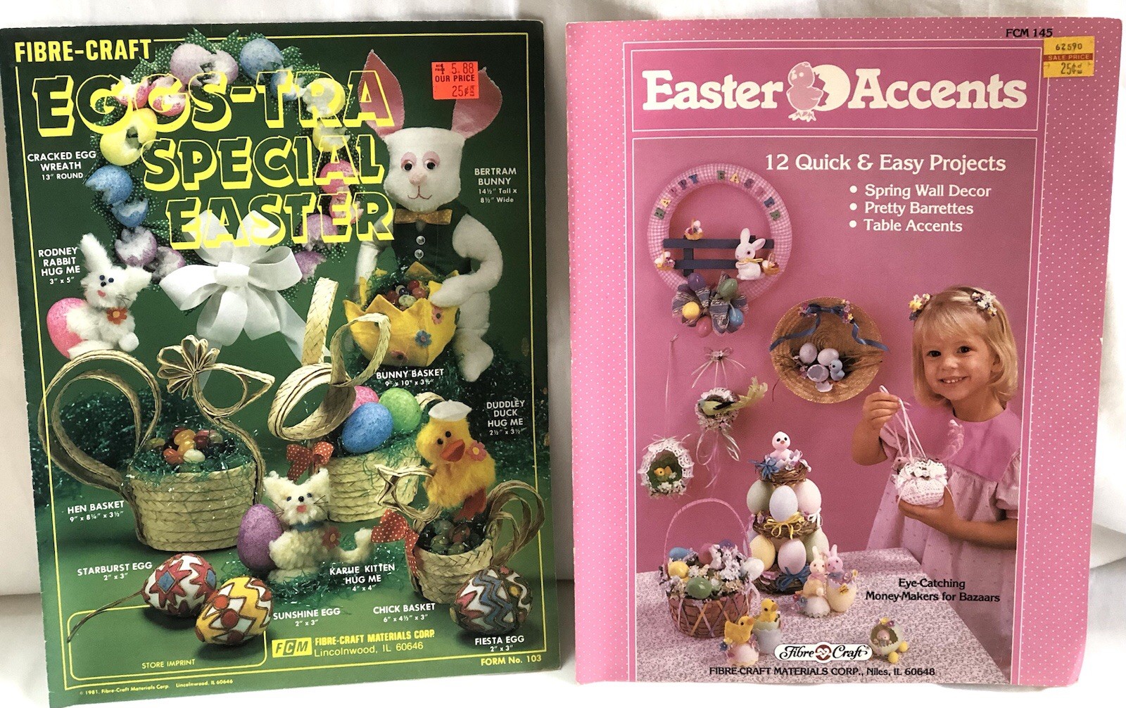 1980s EASTER PARADE Projects FIBRE CRAFT PATTERN LEAFLET