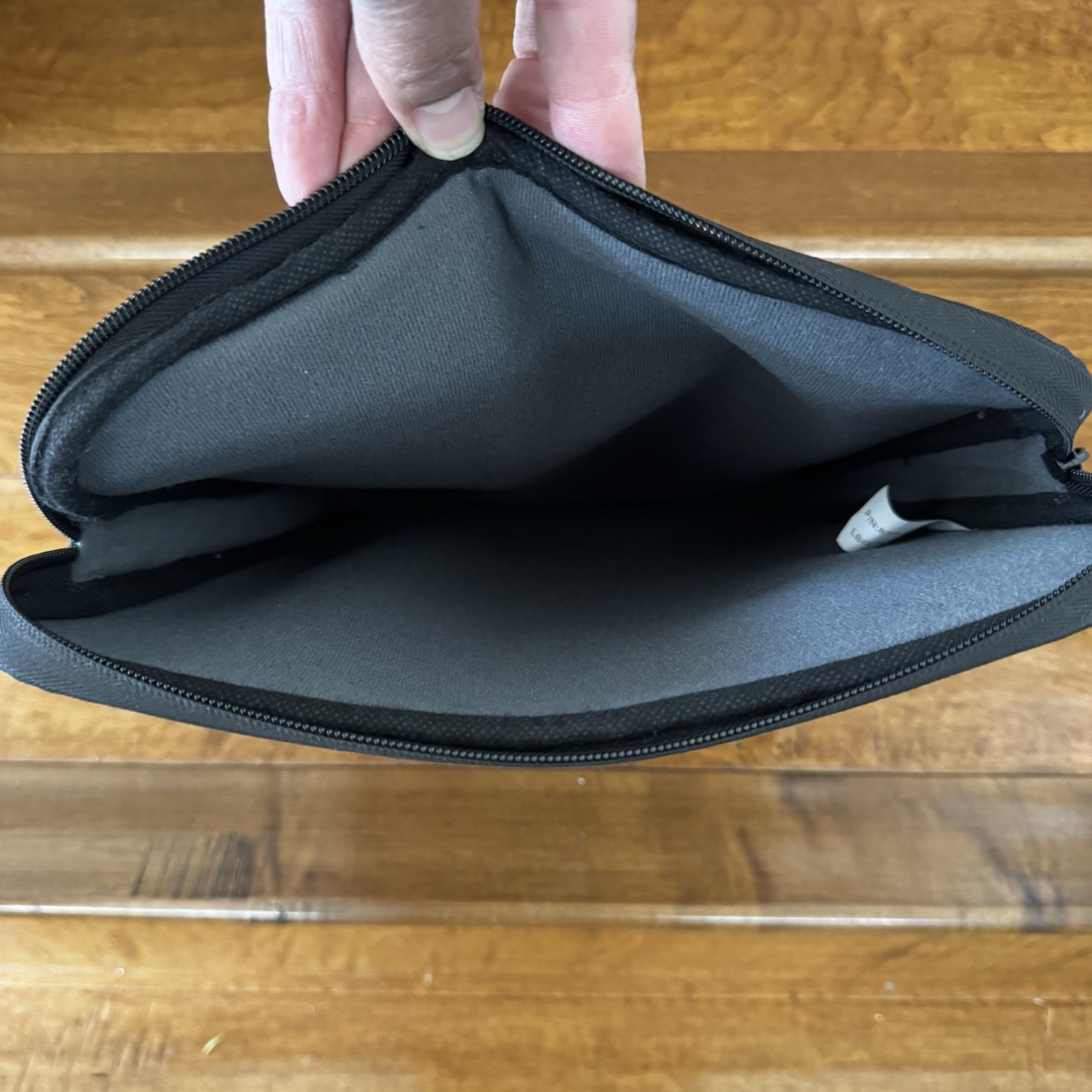 Black Laptop Pouch 16”x11”