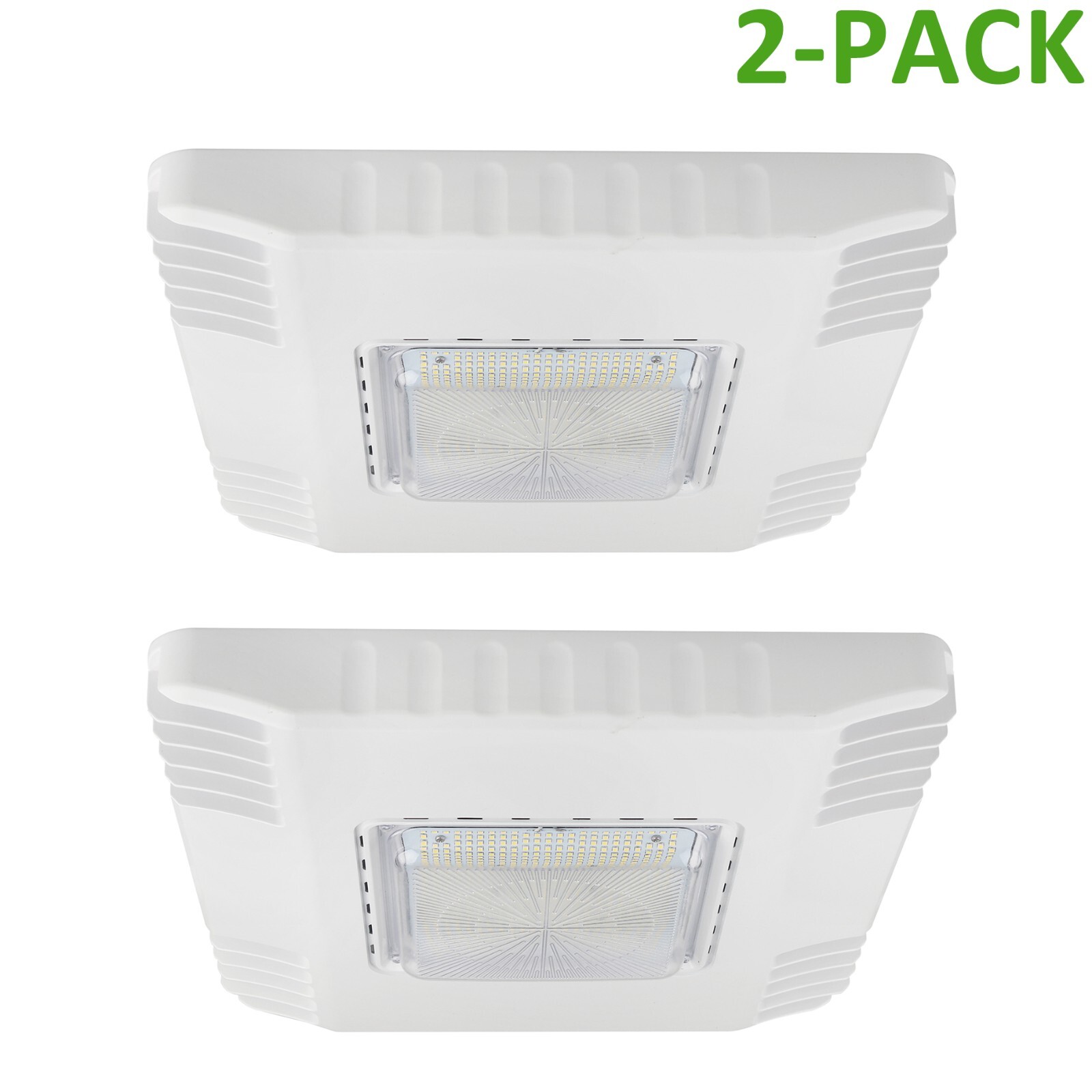 2Pack 150W LED Canopy Light 20250LM LED Gas Station Parking Garage Light
