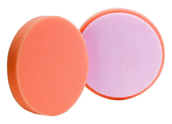 Buff & Shine 5.5" Flat Faced D.A. Euro Orange Foam Grip Pad™