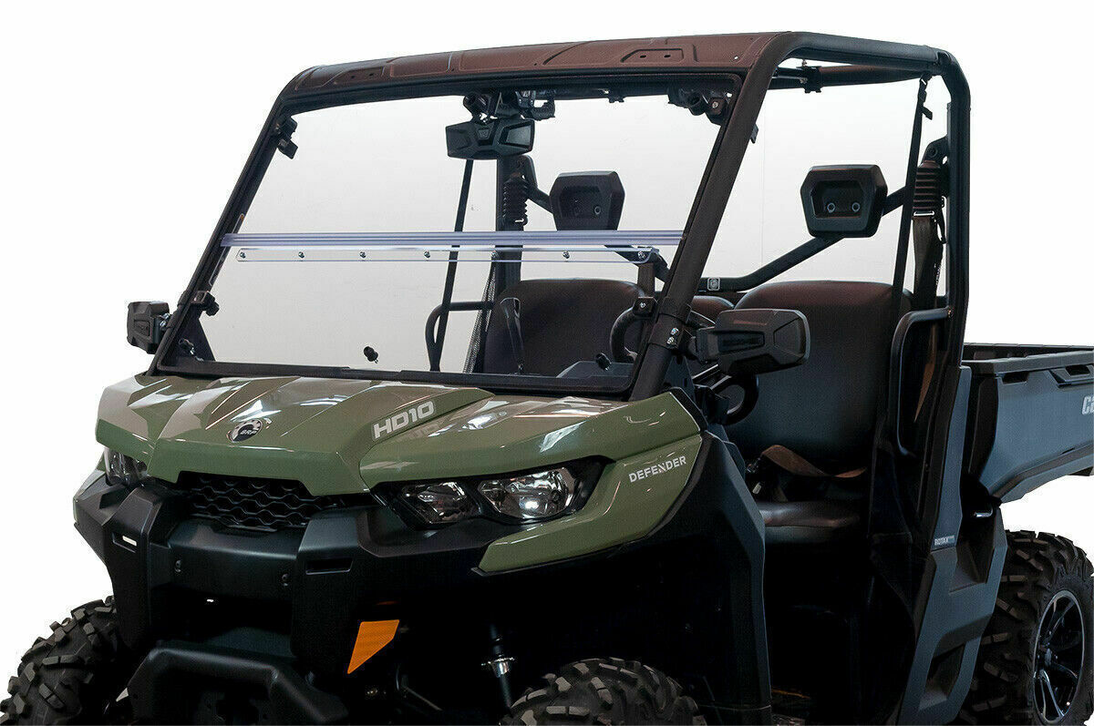 Can-Am Defender HD5 HD7 HD8 HD9 HD10 Front Folding Windshield 2016-2025 Seizmik