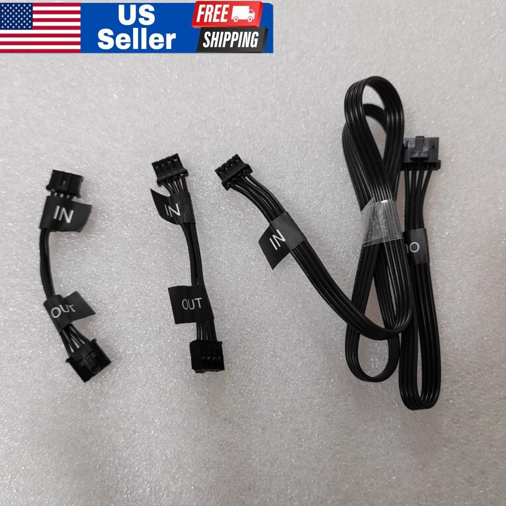 NEW For NZXT Aer RGB InOut Input Cable Connection Cable Case Fan Adapter Cable