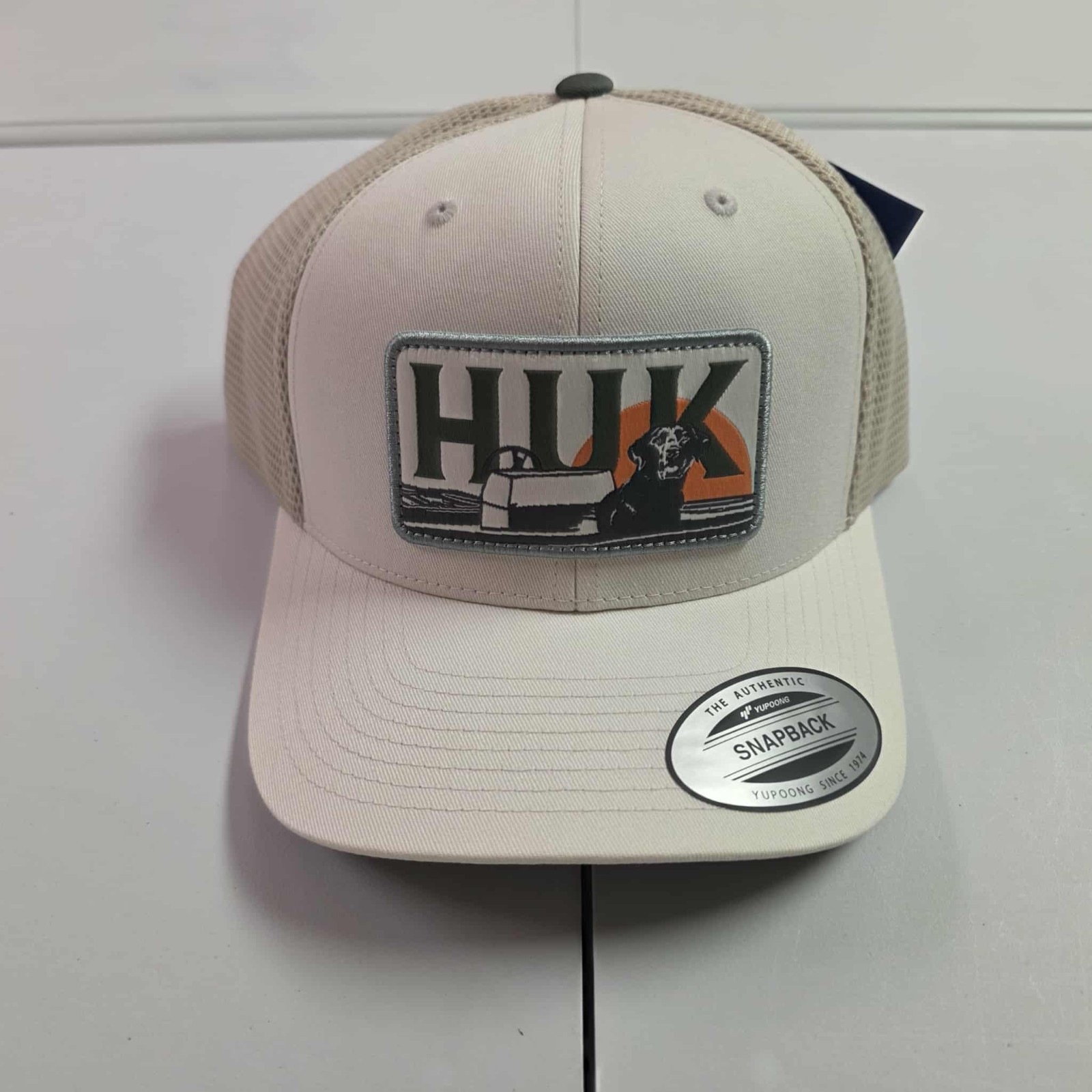 Huk Dog Patch Trucker Hat Cap Adjustable NWT!!