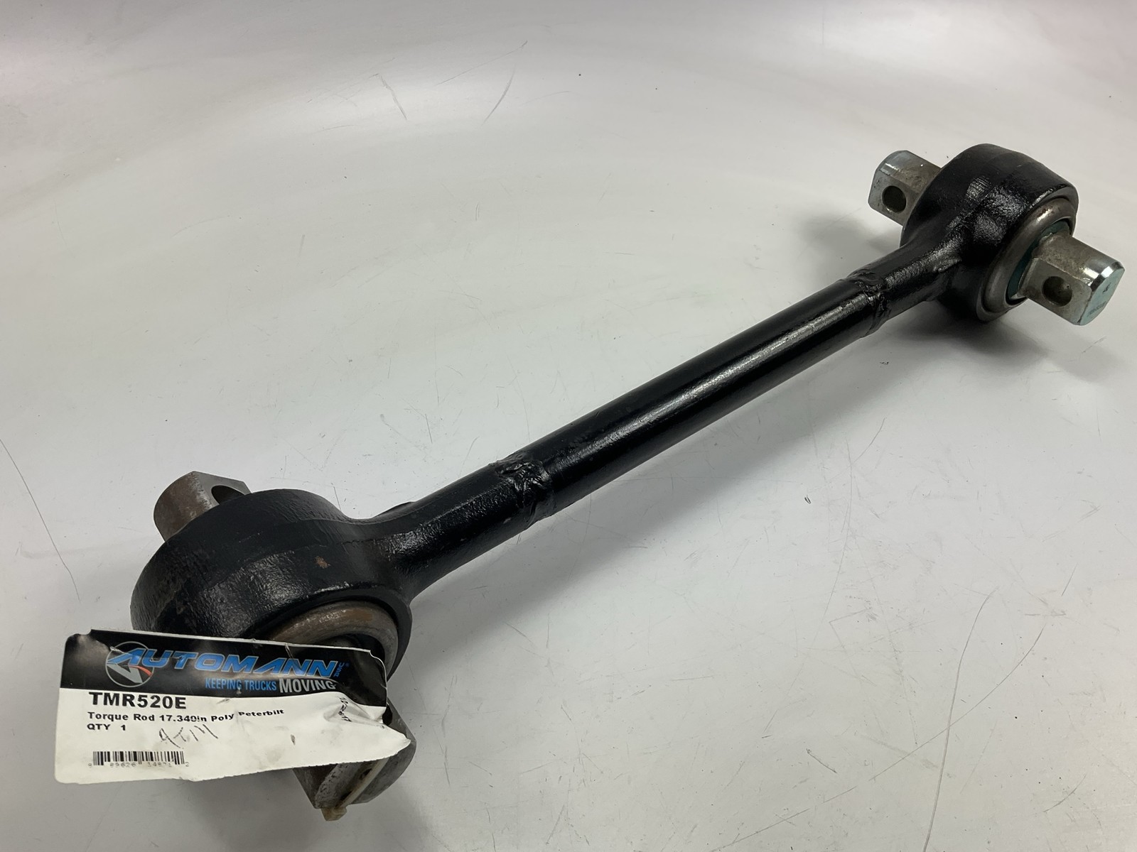 TMR520E Axle Torque Rod, Rigid, 17.34" C-to-C, Poly For Peterbilt Air Trac