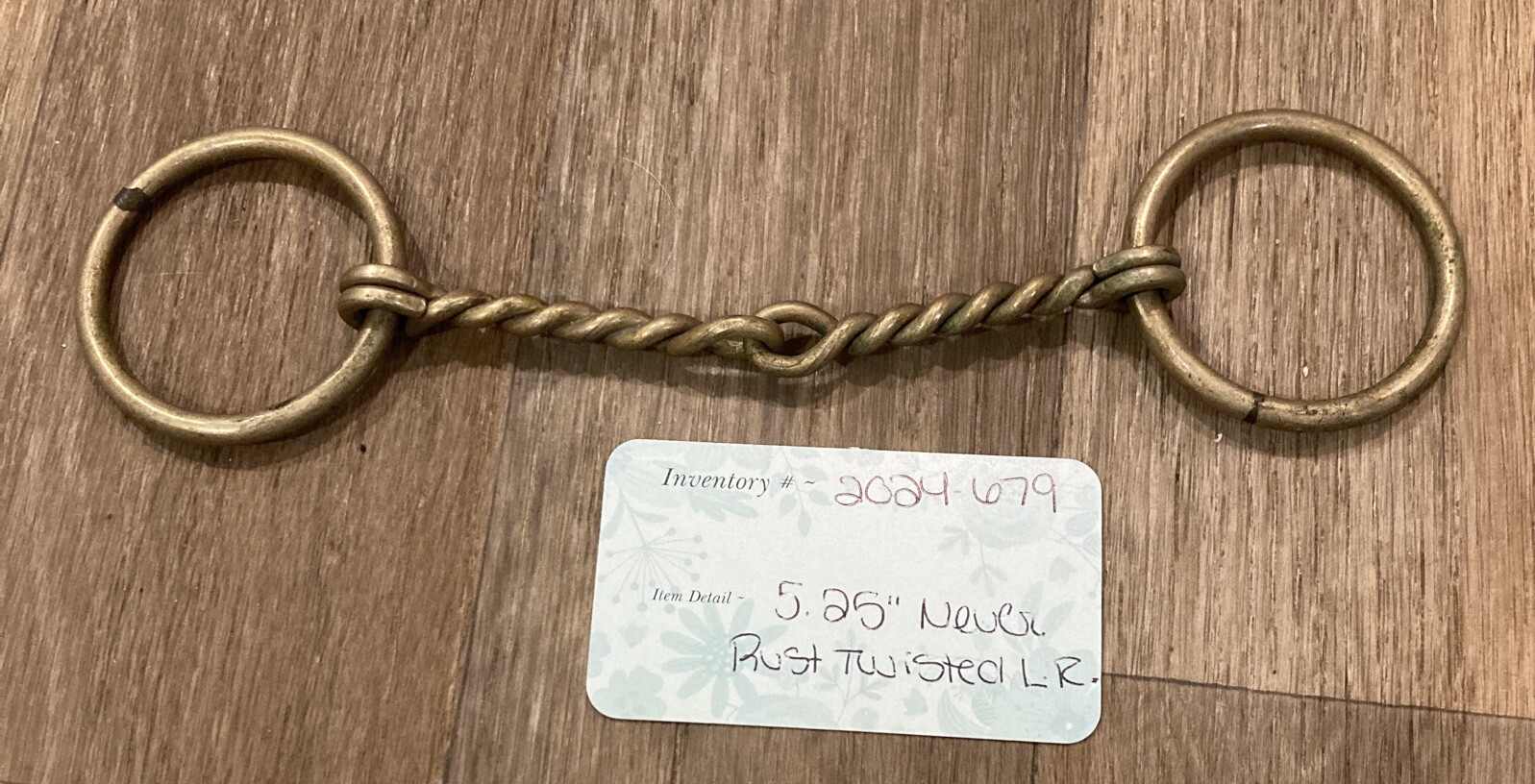 5.25” Never Rust Loose Ring Twisted Single Joint Bit