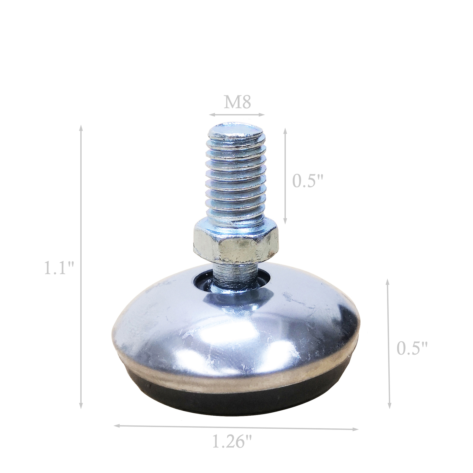 Swivel Feet Levelers, M8 thread Leg Levelers, Adjustable Leveling Feet
