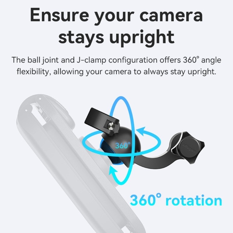 Backpack Strap Mount Quick Clip For Camera Phones for 0.5-10mm Thickness Strap