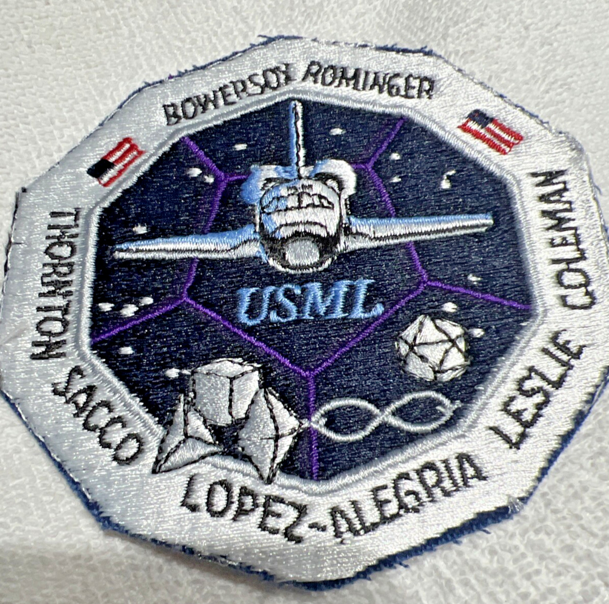NASA STS-73 USML  Lopez-Alegria Bowersox Rominger Sacco Parche patch