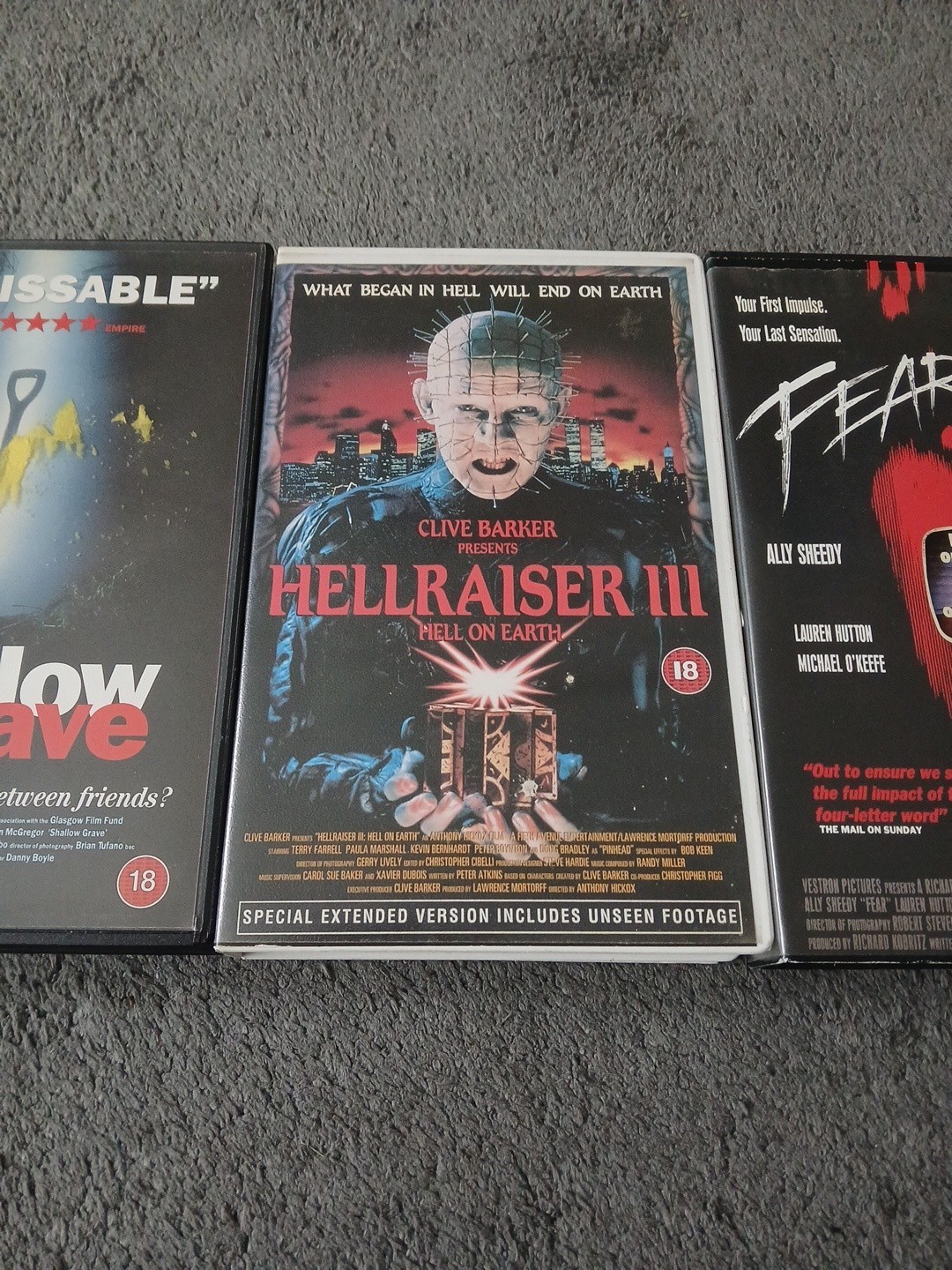 vhs big box ex rental horror