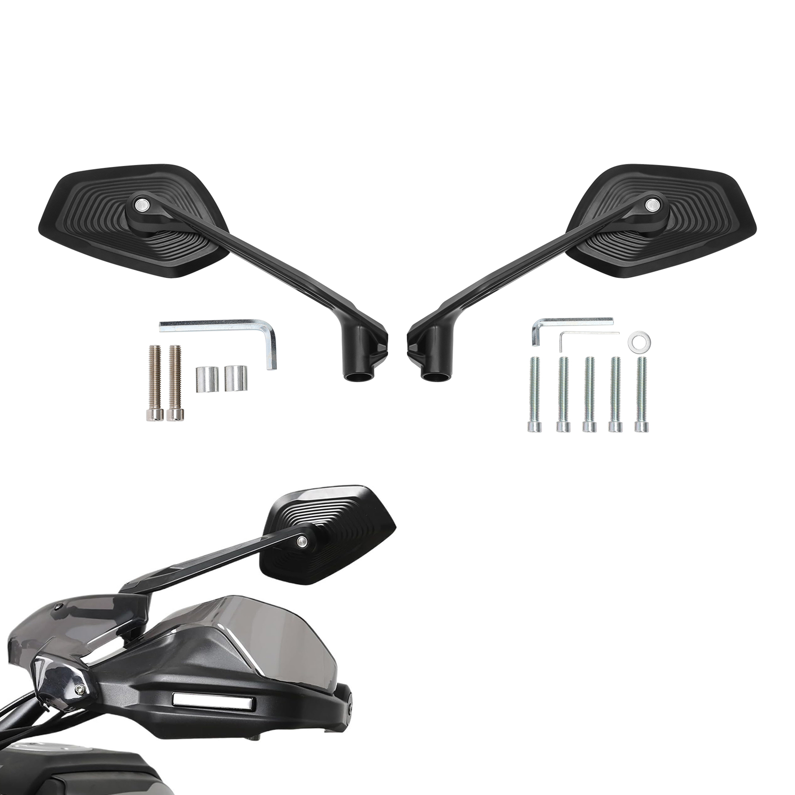 Motorcycle Rear View Mirrors Fit For BMW R1200GS R1250GS R1200GS ADVENTURE