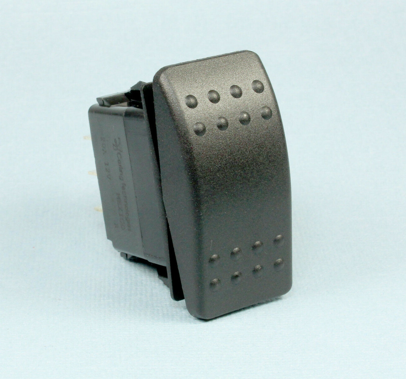 Carling MOMENTARY Rocker Switch DPDT,  20A 12VDC, (ON) OFF (ON)