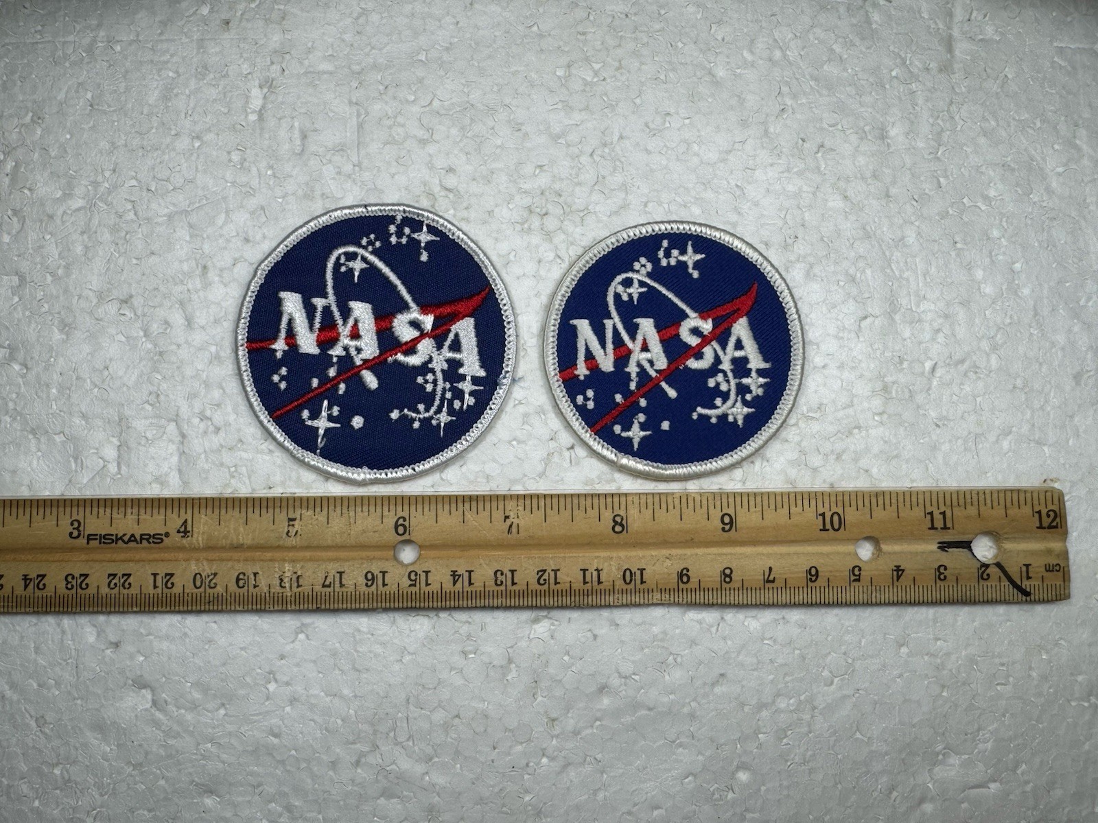 Lot Of 2 - Vintage NASA Logo Patches