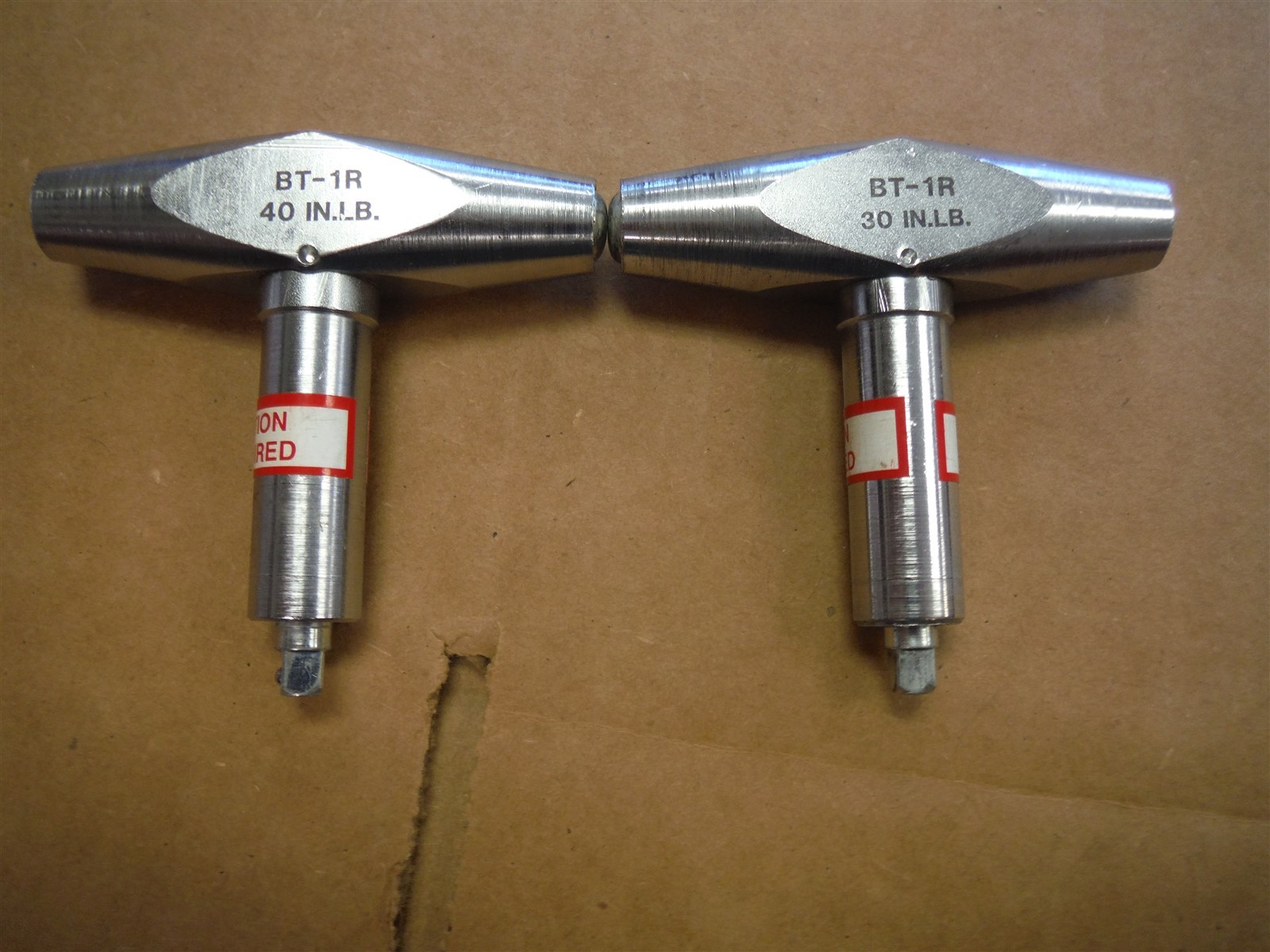 Lot Of 2 SEEKONL MFG USA Made Torque 1/4" Drive BT-1R 40"LBS, BT-1R 30"LBS *R202