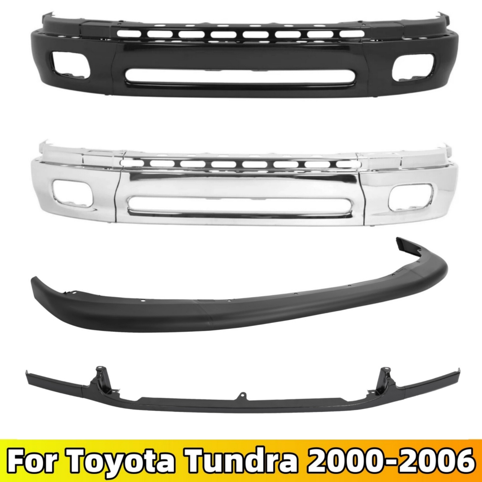 NEW Front Bumper Cover /Filler Retainer Trim/Face Bar For Toyota Tundra 00-2006