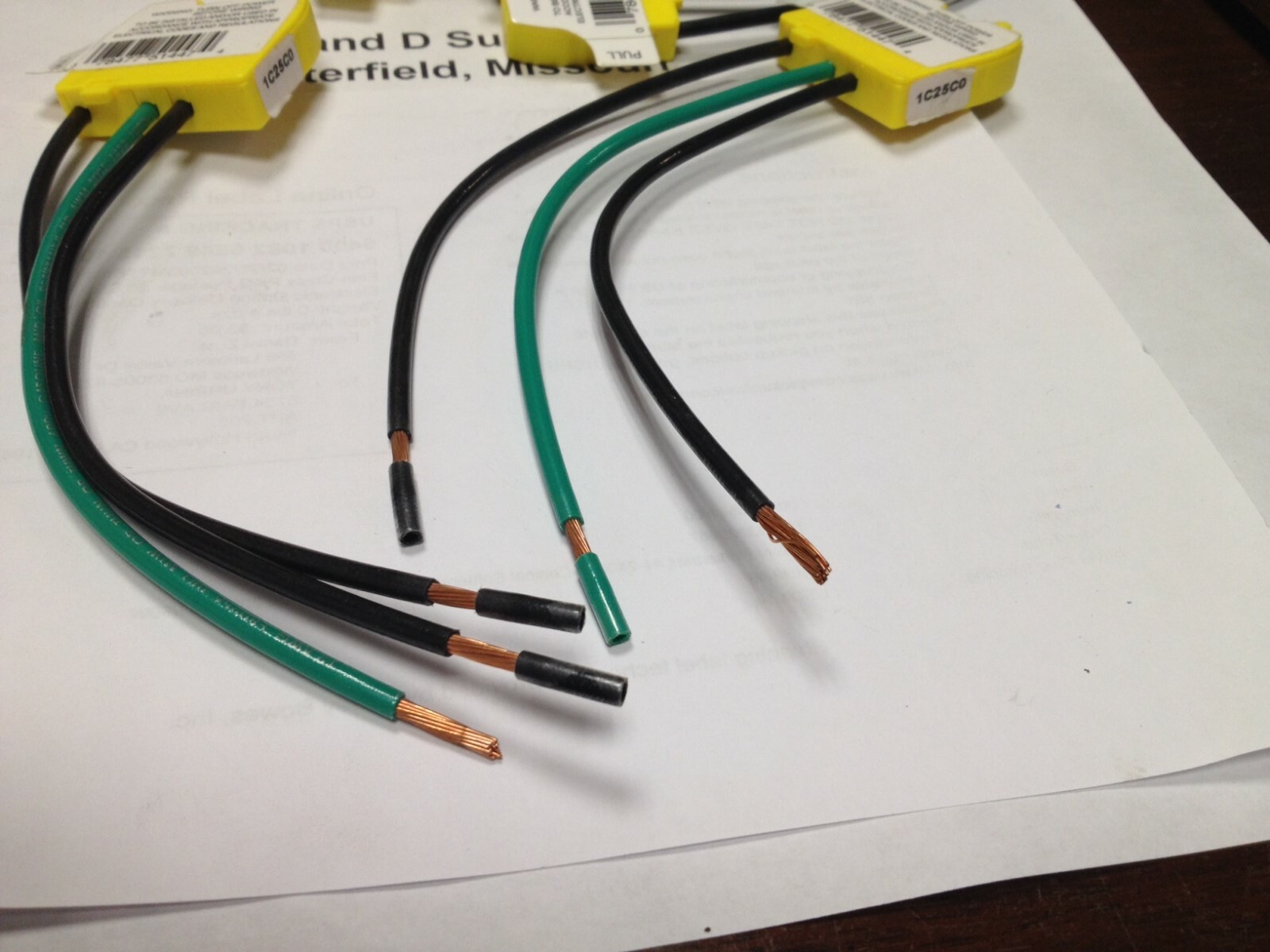 Leviton MSPSW-ST Wiring Module, 20 Amp, 6" Leads, Yellow