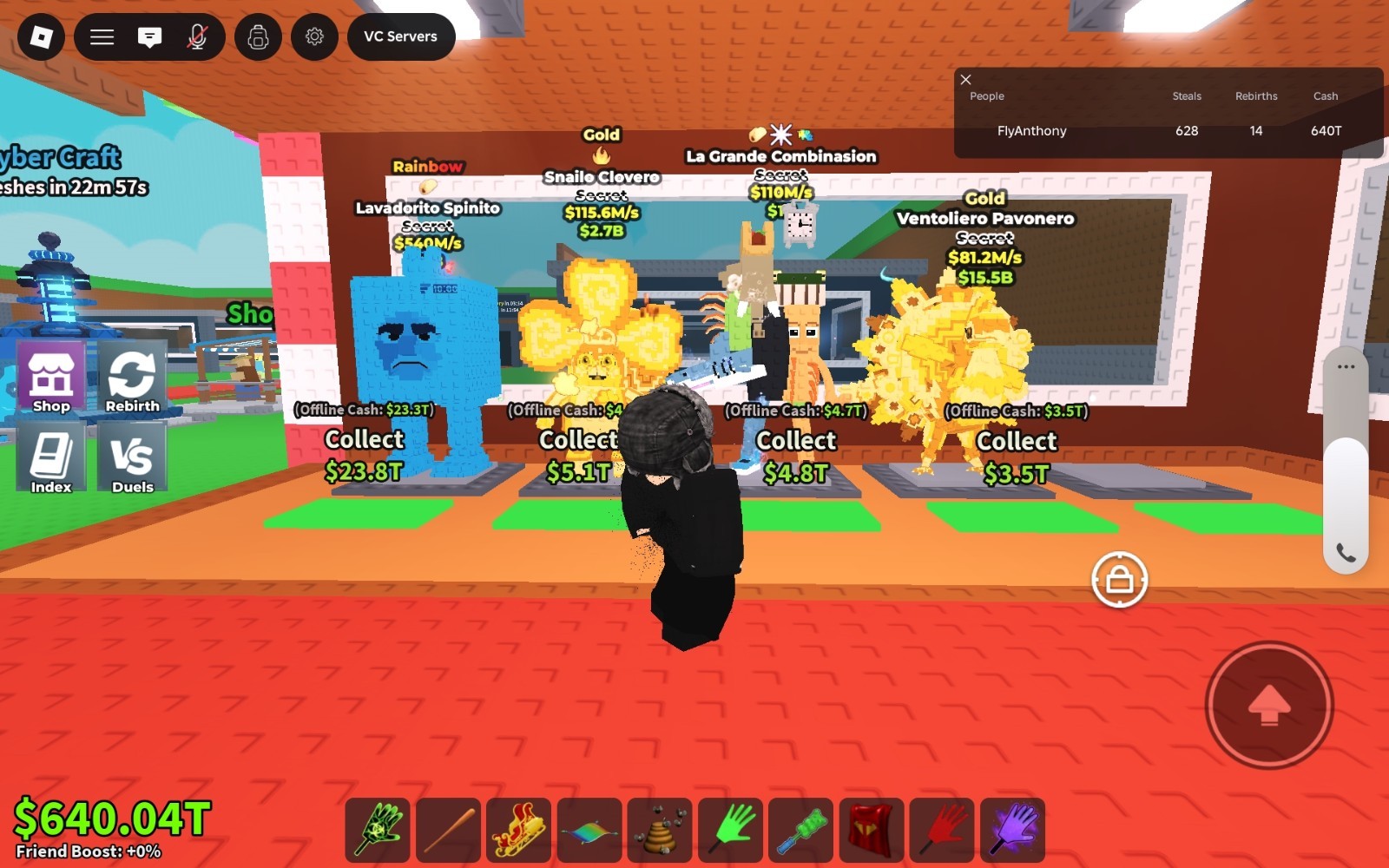 Cyber Craft Game Item Asset Rainbow Gold Secret Virtual Collectible